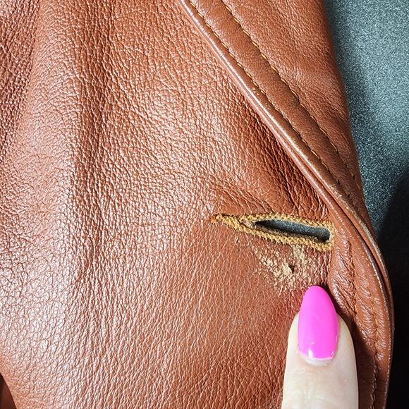 Vintage New England Sportswear Company Leather Jacket | Women's Small - Picture 12 of 16